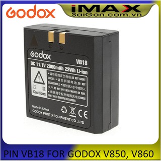 Ảnh chụp Pin Li-Ion Battery Godox VB18 For Godox V850 V860 Series - Hàng Nhập Khẩu tại TP. Hồ Chí Minh