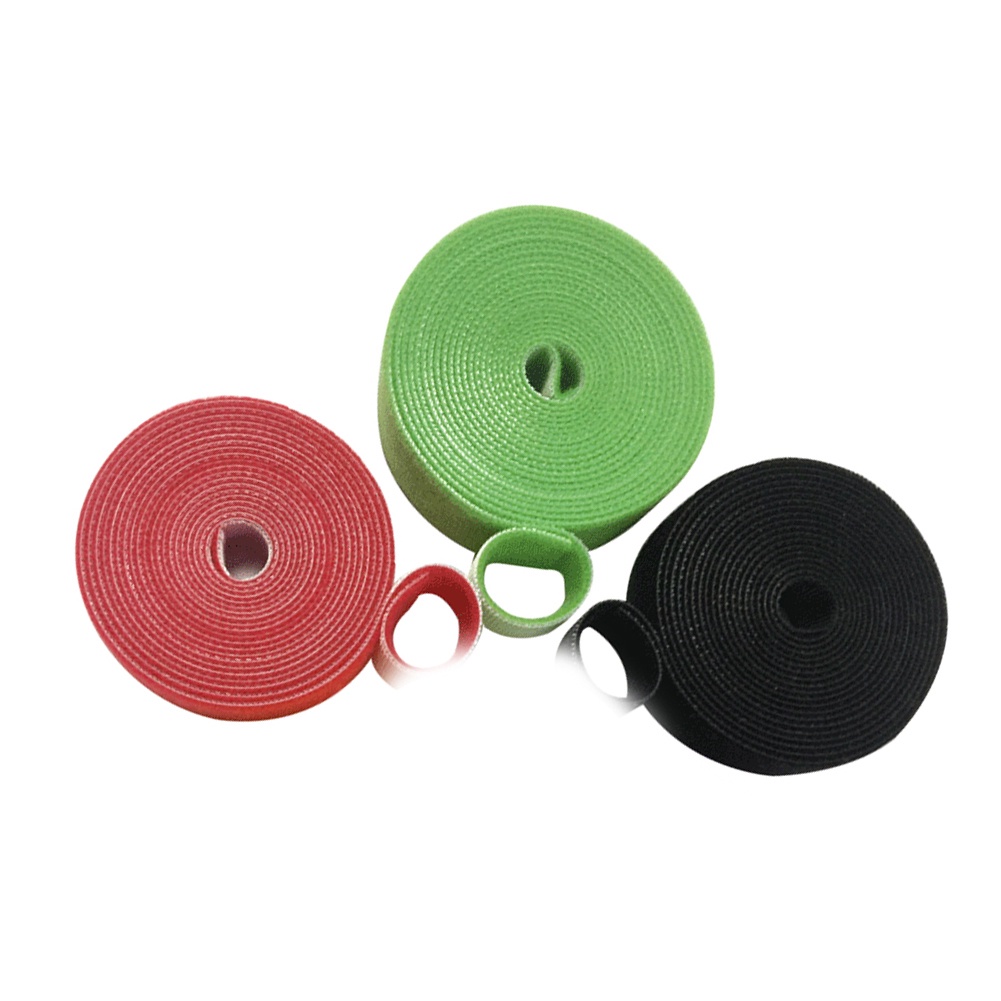Cuộn dây quấn dây cáp 2/3/4m màu cầu vồng có thể tái sử dụng