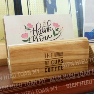 Kệ đựng Giấy Note- Kệ đựng Card bằng gỗ- Biển Hiệu Toàn Mỹ