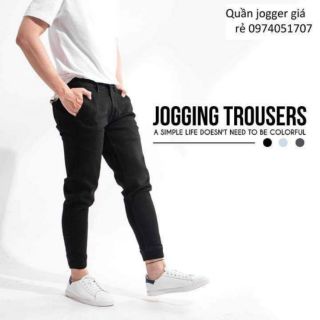 Jogger jeans trơn