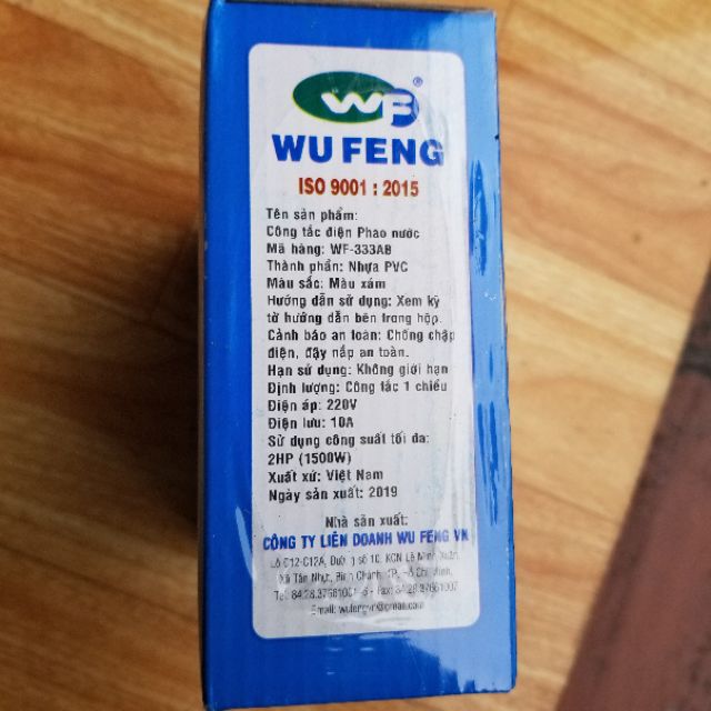 Công tắc điện phao nước WU FENG