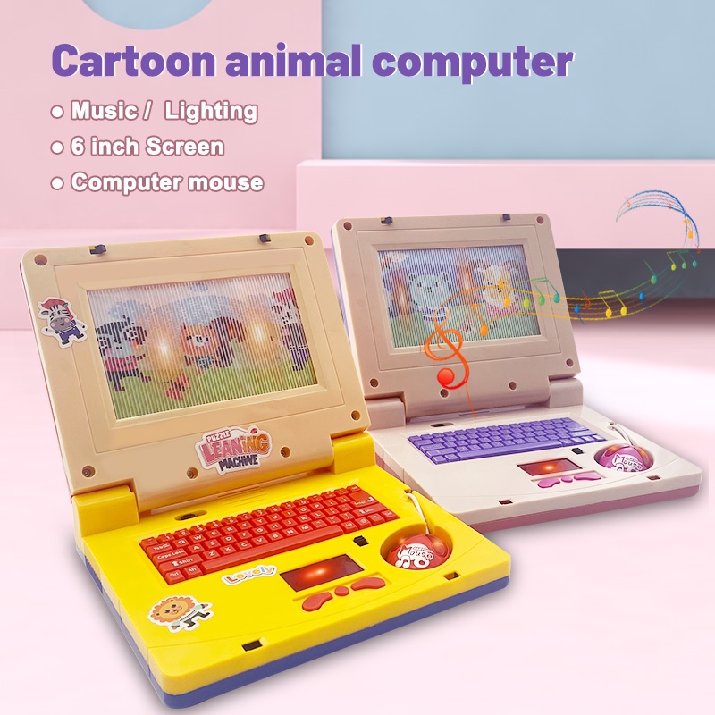Đồ chơi máy tính xách tay Zhan Qi Toys nhiều chủ để hỗ trợ học tập cho trẻ em