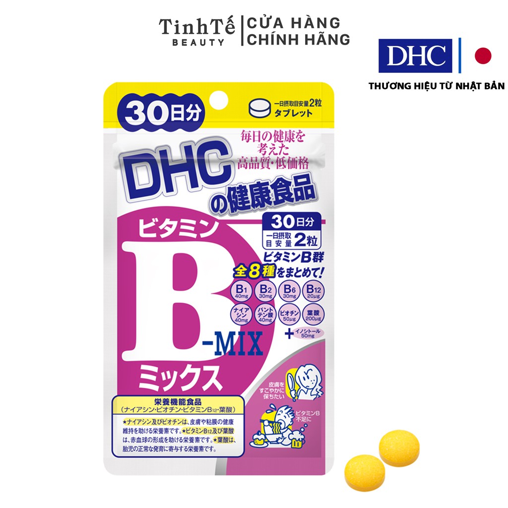 [Mã FMCGMALL - 8% đơn 250K] Viên uống Vitamin B tổng hợp DHC Vitamin B Mix 30 Ngày