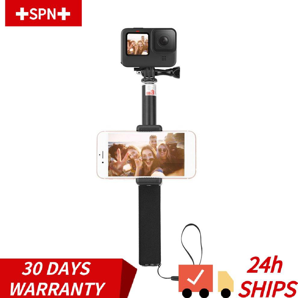 Gậy Chụp Ảnh Selfie Cầm Tay Có Thể Kéo Dài Cho Gopro 9 Max3201 + Max3203