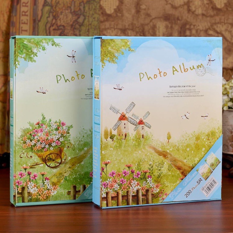 Album ảnh 13x18 cao cấp 200 tấm bìa For You (kèm hộp đựng)