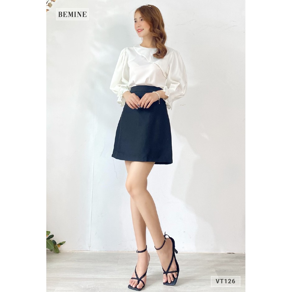 Chân váy chữ A công sở ngắn kiểu dáng thời trang BEMINE VT126ĐEN | BigBuy360 - bigbuy360.vn