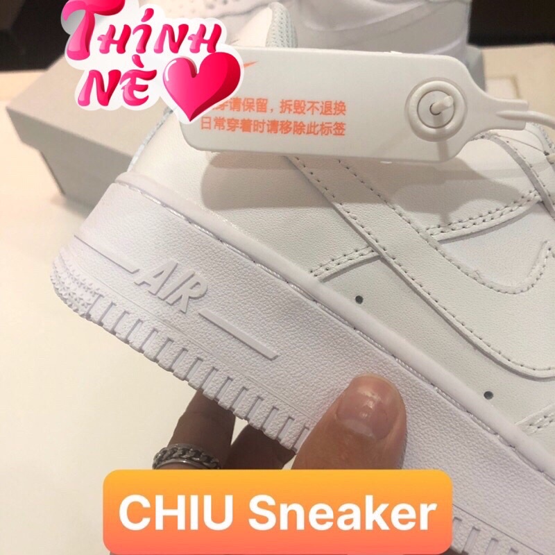 [ CHIU Sneaker ] Giày thể thao Sneaker AF1 Full trắng phiên bản cao cấp