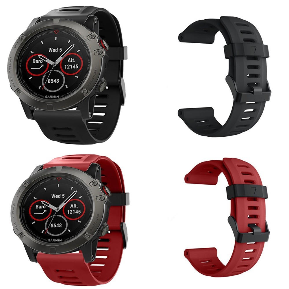 Dây Đeo Silicon Thay Thế Cho Đồng Hồ Thông Minh Garmin Fenix 5x Gps