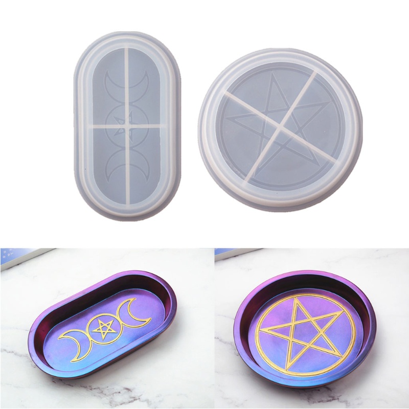 Khuôn Silicon Làm Giá Đỡ Trang Sức Epoxy DIY