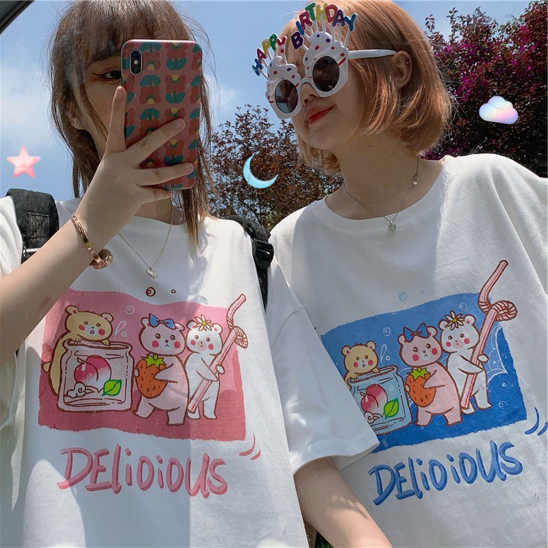 Áo thun tay lỡ form rộng unisex phong cách ulzzang Hàn Quốc C06 - MaoMao