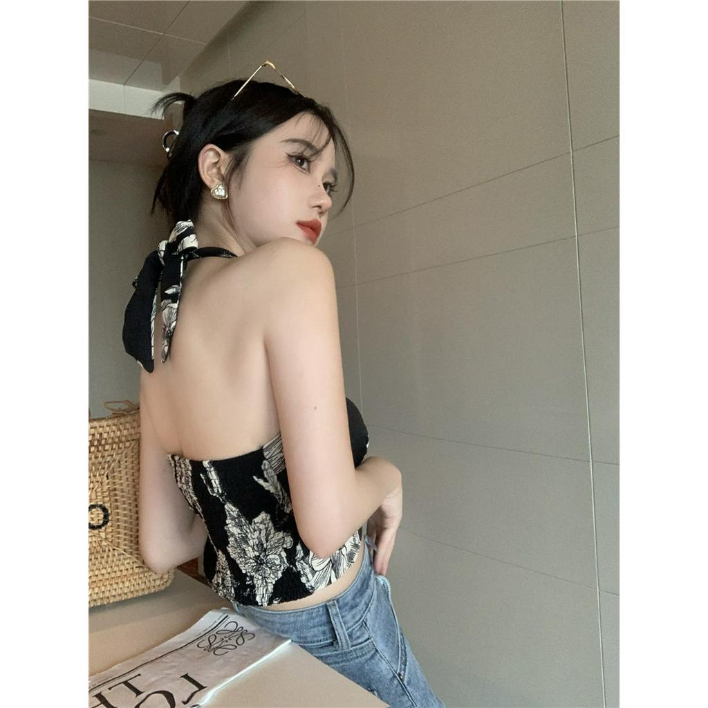 Lalisas Áo Hai Dây Đeo Ngực Quyến Rũ Sang Trọng Hình Gia Vị Ngọt Ngào Cho Nữ