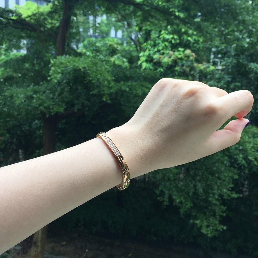 Vòng tay điều hòa huyết áp Rakii Nhật Bản ,Vòng đeo tay thời trang Germanium Hematite Zircon tinh khiết