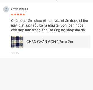 CHĂN CHẦN GÒN DÀY. LOẠI 1