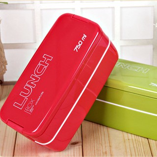 [SALE 11.11] HCM - Hộp cơm Lunch box 2 tầng 750ml kèm muỗng