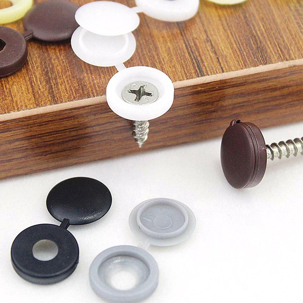 Set 100 Nắp Vít Gấp Gọn Trang Trí Nội Thất Tiện Dụng