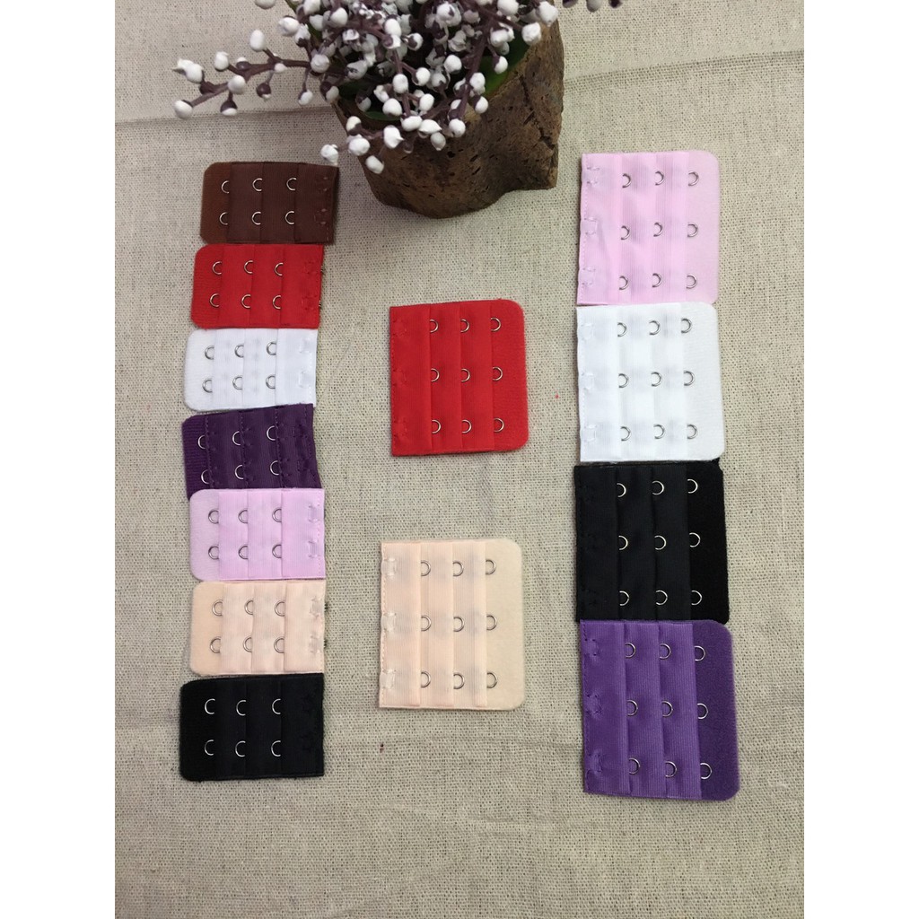 Móc nối áo ngực nới rộng áo lót nữ bầu sau sinh móc nối bằng thép không gỉ 2 móc 3 móc 4 móc làm dài dây áo