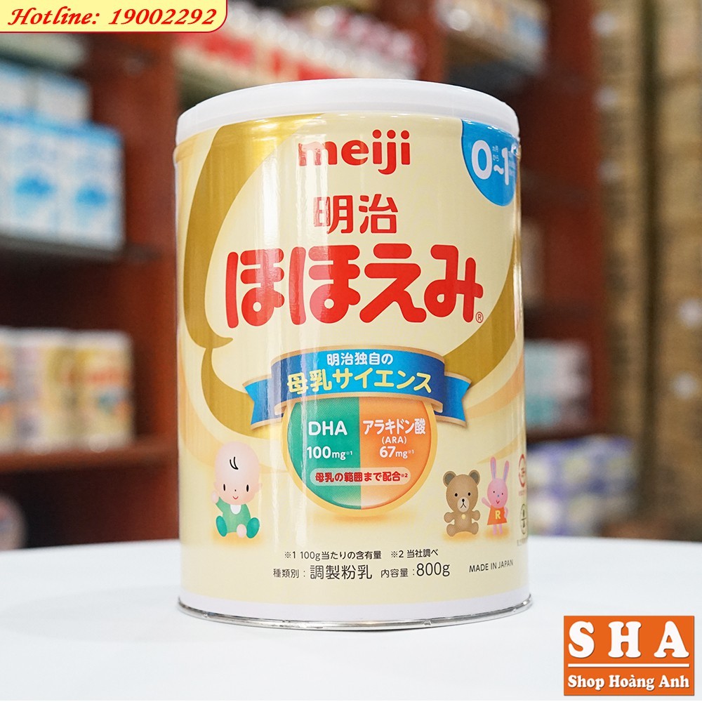 Sữa bột meiji 0 800g nội địa Nhật Bản