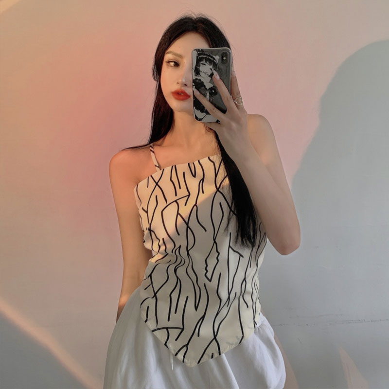 Áo Hoạ Tiết Kẻ Sọc Phối Nơ Thiết Kế Độc Đáo Cho Bạn Gái