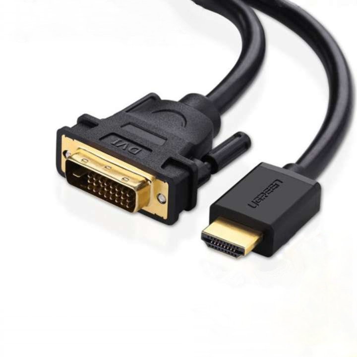 Cáp chuyển đổi HDMI sang DVI-D 24+1, dây tròn và dây dẹt, dài 1-15M UGREEN HD106