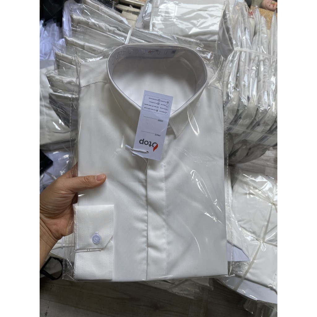 Áo sơ mi nam dài tay dáng ôm sơ cổ bẻ vải lụa thái chống nhăn chống xù | BigBuy360 - bigbuy360.vn