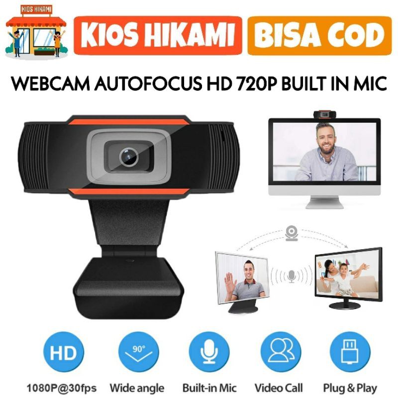 Webcam Hd 720p Tự Động Lấy Nét Tích Hợp Micro Cho Pc Laptop | BigBuy360 - bigbuy360.vn
