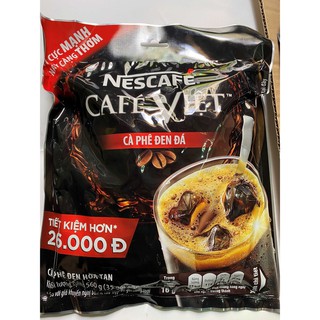 Nescafe café việt/ cà phê đen đá 560g