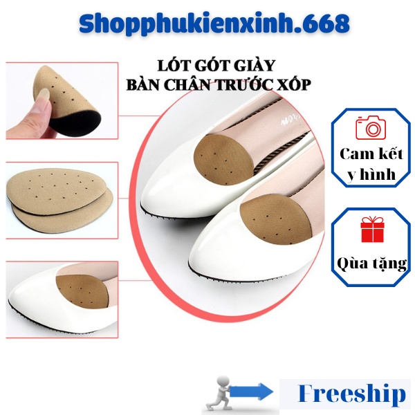 Lót Mũi Giầy Cao Gót  FREESHIP  Miếng Lót Bàn Chân Trước Mềm Mại , Thoáng Khí , Chống Rộng Đau Chân - PH001