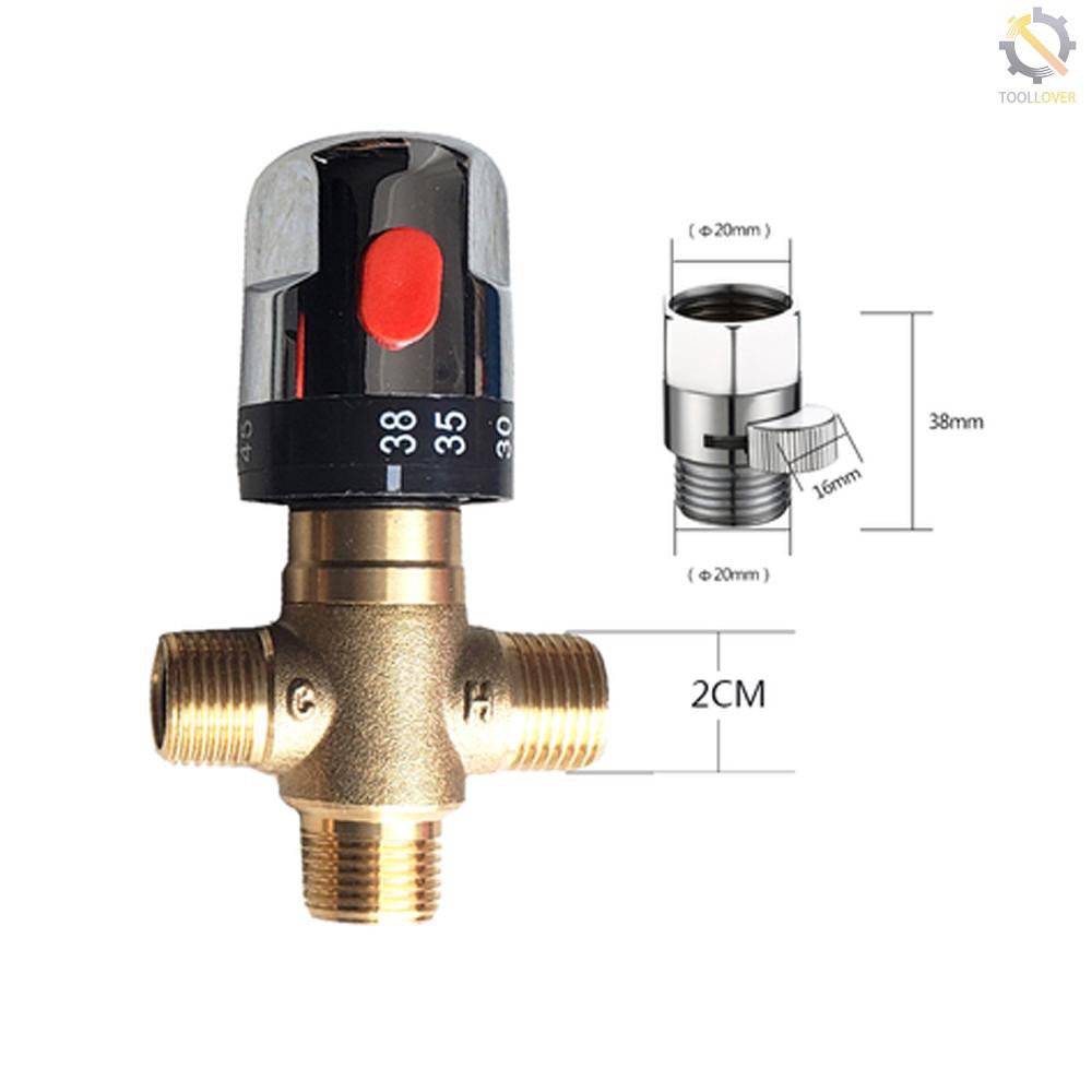 Van điều chỉnh nhiệt độ nước bằng đồng DN15 sang 4