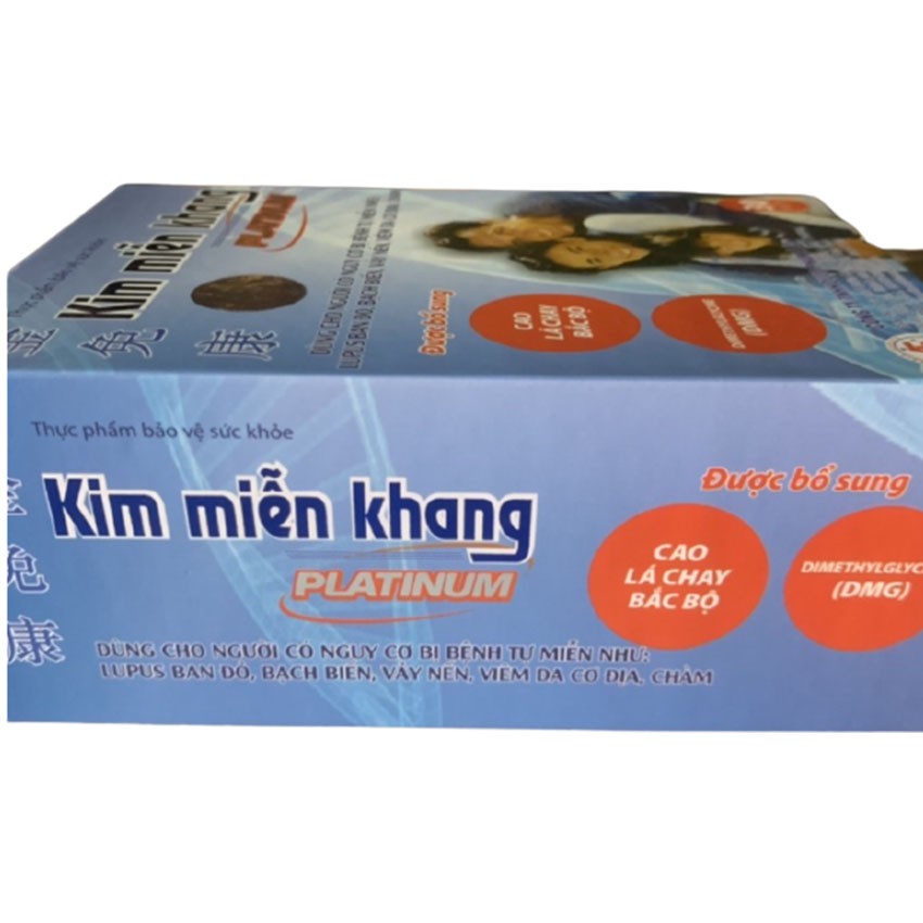 Kim Miễn Khang Platinum giúp giảm nguy cơ tiển triển &amp; mắc các bệnh tự miễn do sức đề kháng kém 30 viên - Cvspharmacy