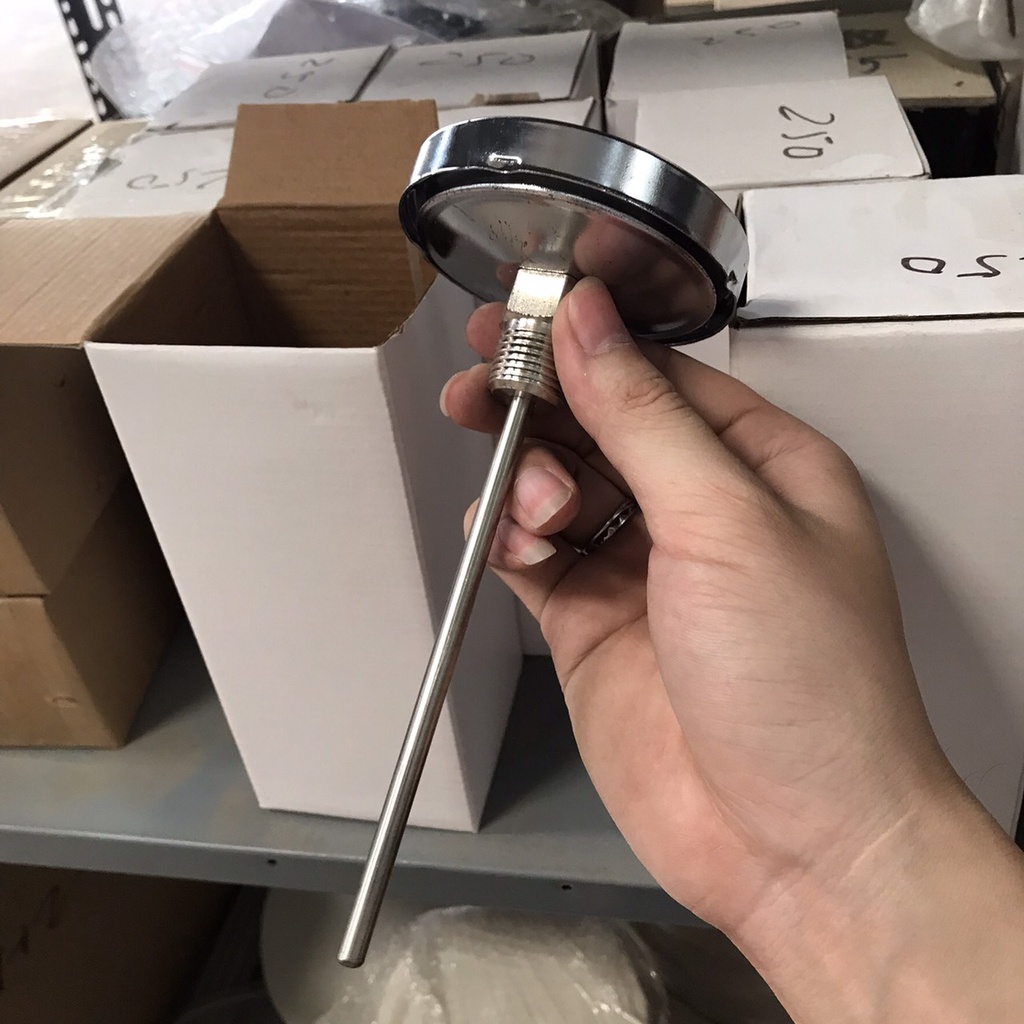 Nhiệt kế kim loại 250 và 350 độ C, nhiệt kế cơ kim loại cao cấp