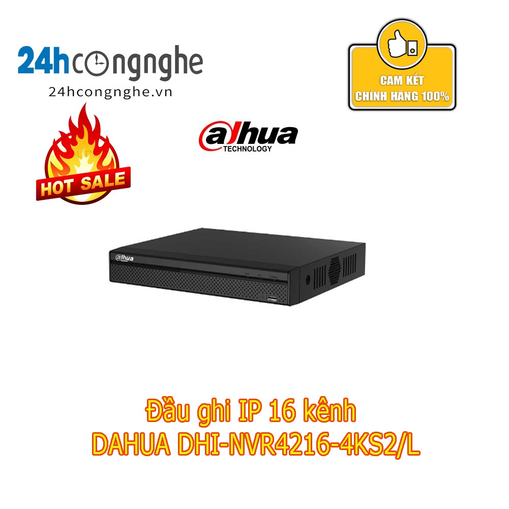 Đầu ghi IP 16 kênh DAHUA DHI-NVR4216-4KS2/L