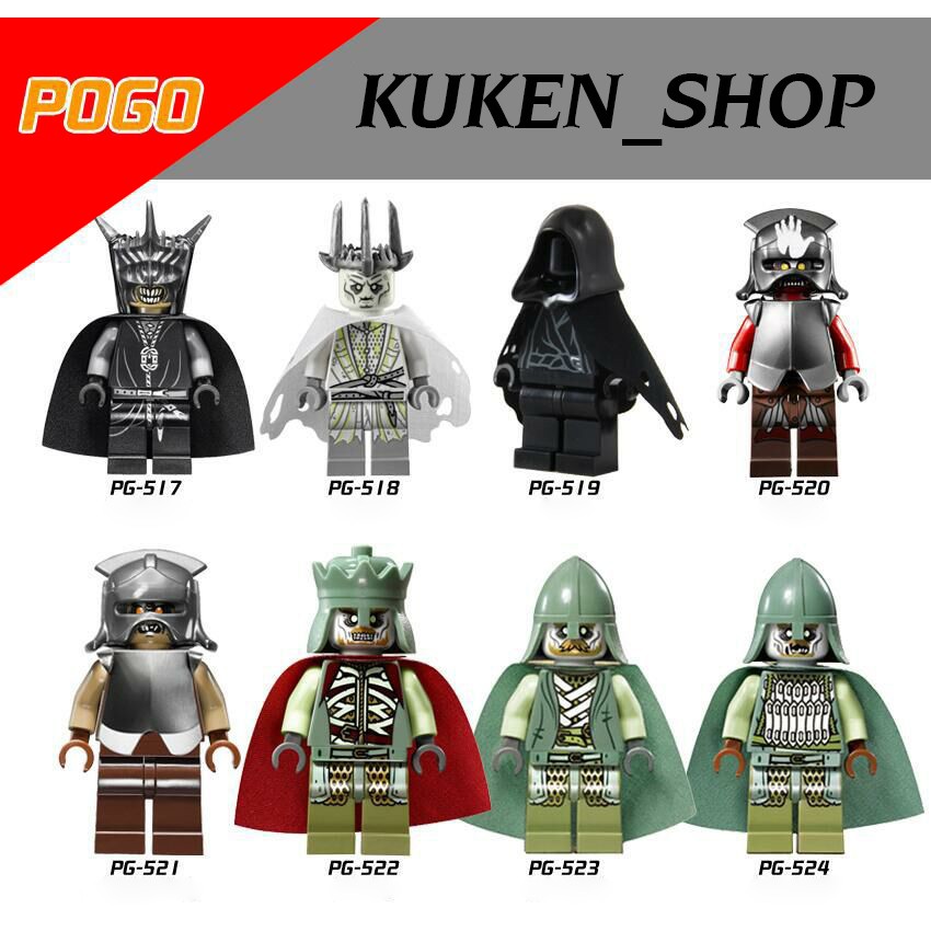 Minifigures Các Mẫu Nhân Vật  Lính Quỷ Trong Lord Of The Ring Chúa Tể Những Chiếc Nhẫn PG8036