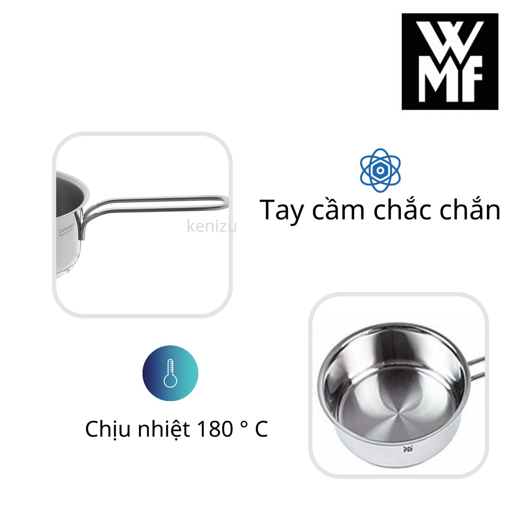 Quánh chống dính WMF 16cm thép không gỉ