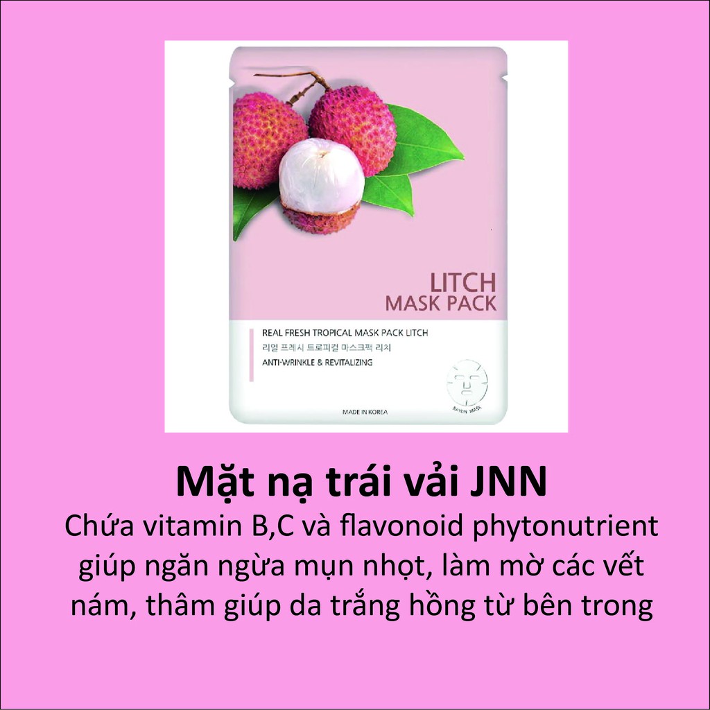 Mặt nạ trái cây JNN