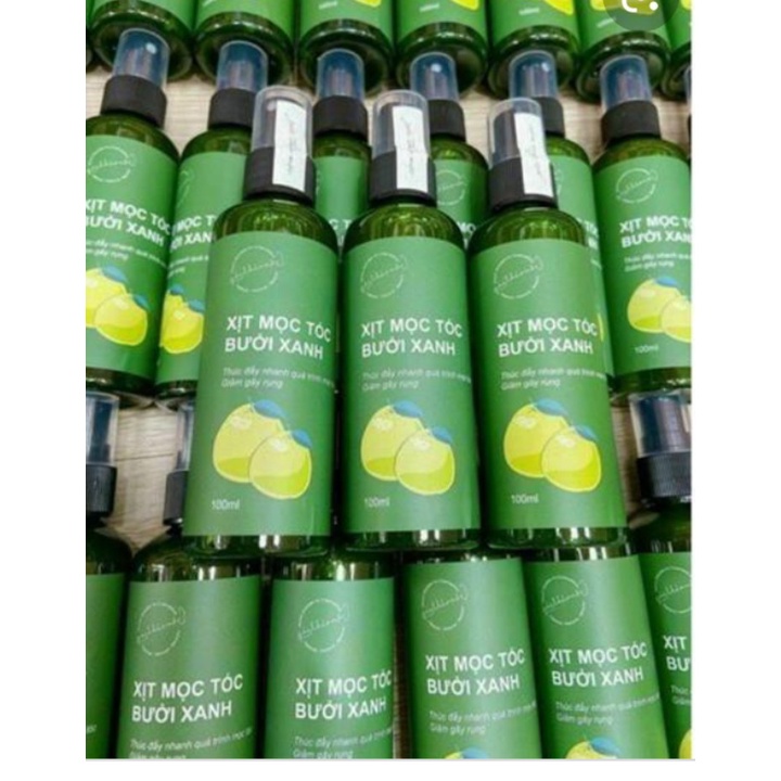 [ Y TẾ XANH ] XỊT MỌC TÓC BƯỞI XANH 100ML
