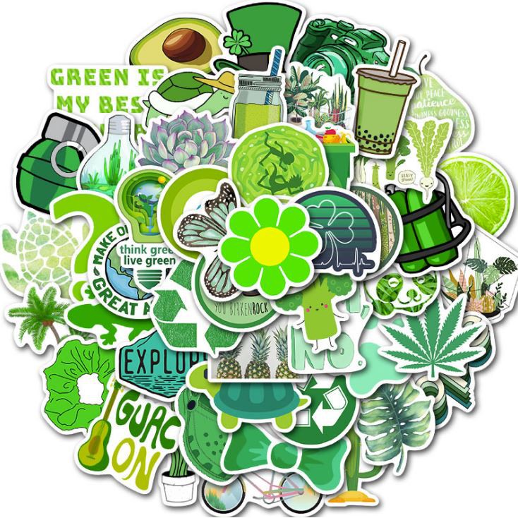 Sticker dán cao cấp RỪNG AMAZON Cực COOL ms#34