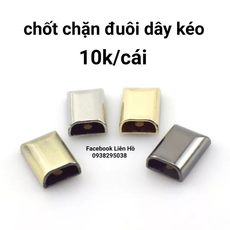 Chốt chặn đuôi dây  kéo