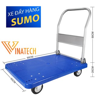 [HÀNG NHẬP KHẨU] Xe Đẩy Hàng SUMO Nhật Bản trọng tải 170-350kg - Xe Đẩy Gấp Gọn tiện dụng - Xe Kéo Hàng Thông Minh