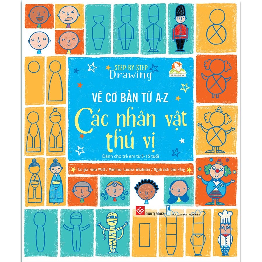 Sách-Set 4 cuốn Step-by-step drawing - Vẽ cơ bản từ A-Z