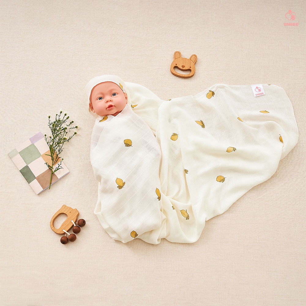 Khăn Sợi Tre 2 Lớp Umibe Siêu Mềm Mại Thấm Hút Tốt