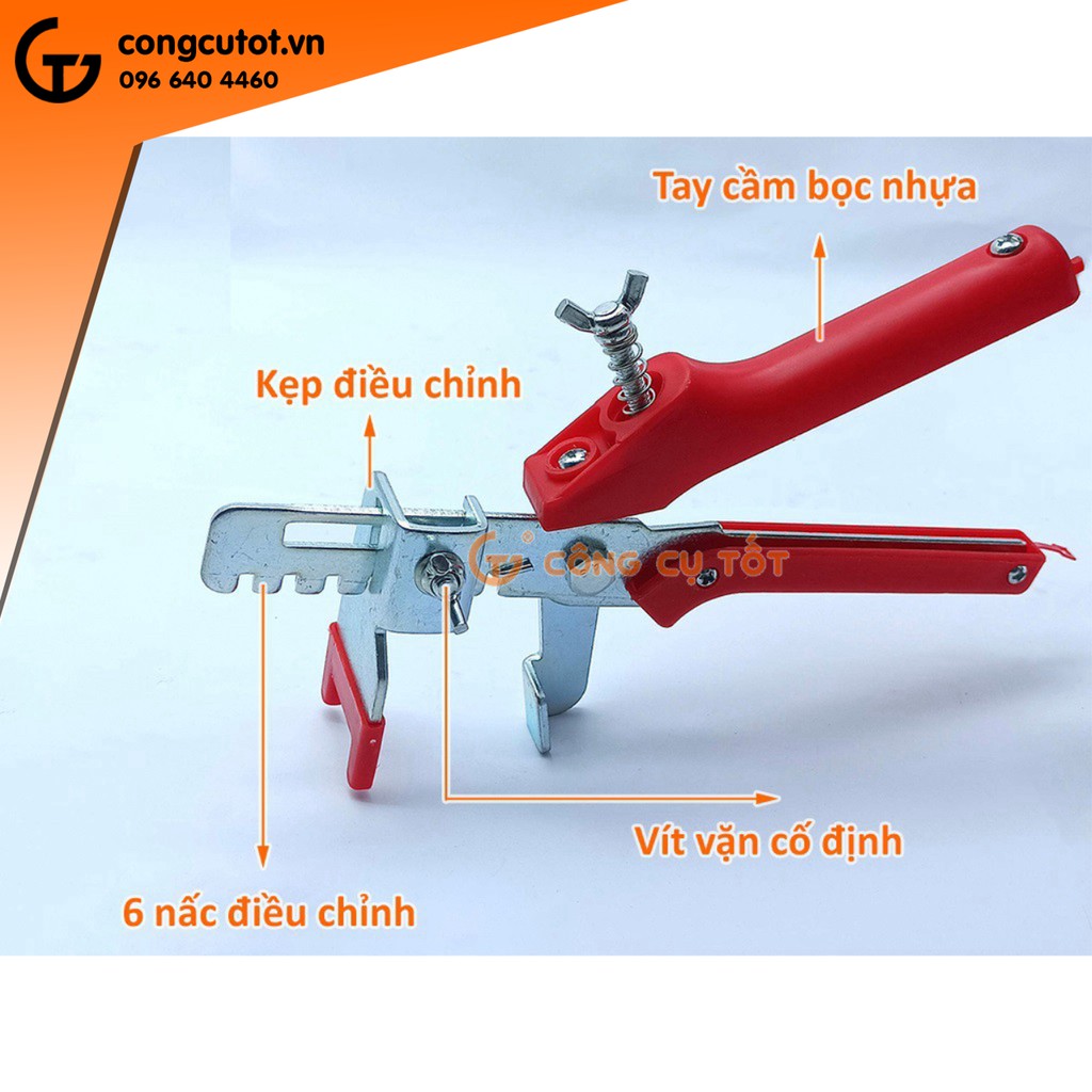 Kìm ke nêm cân bằng lát gạch cán đỏ