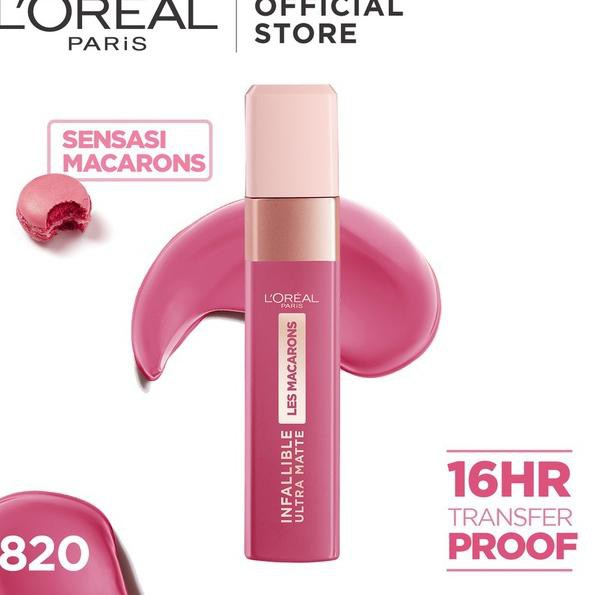 (Hàng Mới Về) Son Kem Lì 'Oreal Paris Màu Sắc Macarons
