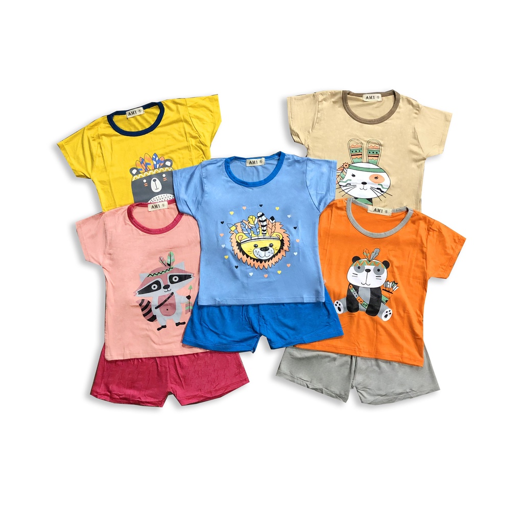 Đồ bộ bé trai và đồ bộ bé gái 7-17kg TTR287 - Đồ bộ cho bé trai và đồ bộ cho bé gái họa tiết thổ dân AM696 AM882