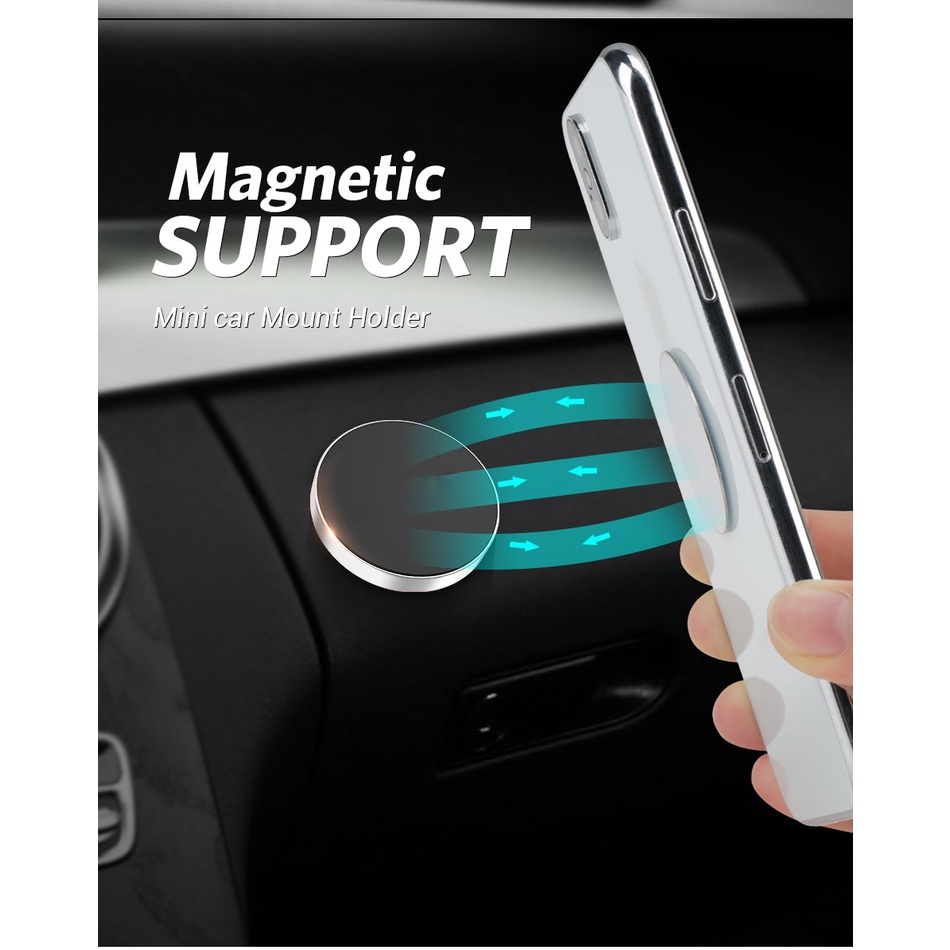 Giá Đỡ Điện Thoại Từ Tính Gắn Xe Ô Tô Tiện Dụng