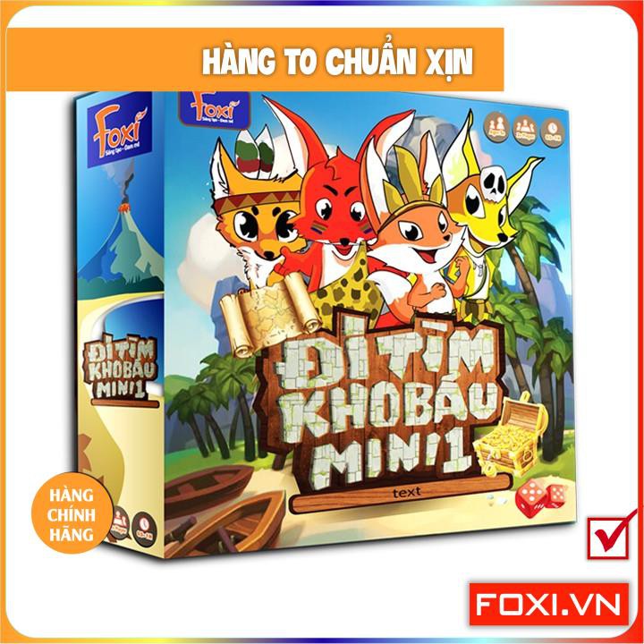 Board game-Đi tìm kho báu mini 1 Foxi-đồ chơi phát triển tư duy-dễ chơi-vui nhộn-giá siêu rẻ