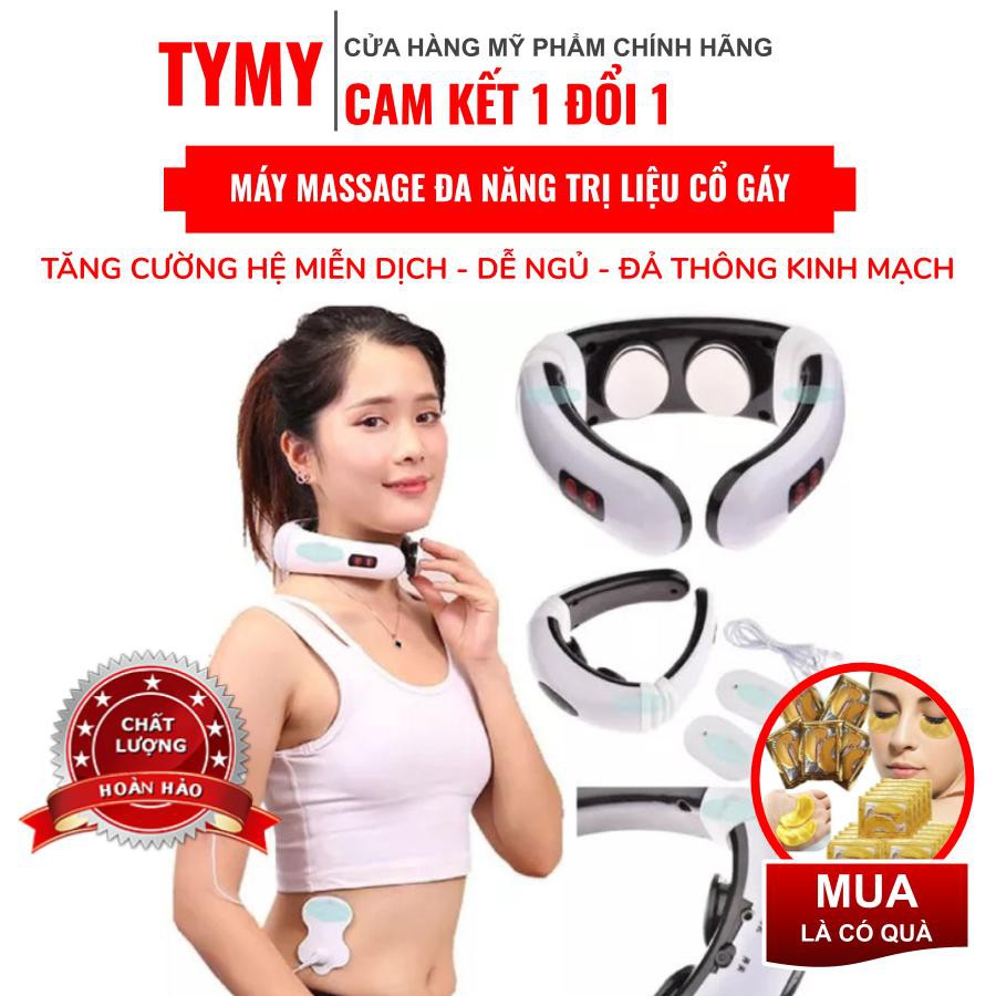 Máy neck massage TRỊ LIỆU ĐAU CỔ VAI GÁY CAO CẤP HÀNG LOẠI 1 (BẢO HÀNH 3 THÁNG)