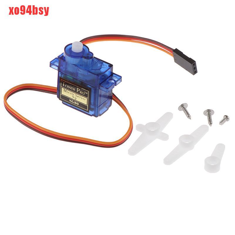 [xo94bsy]1Set SG90 Micro Metal Gear 9g Servo For RC Plane Helicopter Boat Car Parts