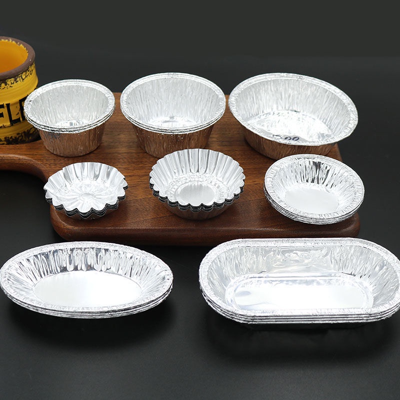 Cốc Giấy Thiếc Dùng Một Lần Làm Bánh Tart Tiện Dụng