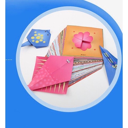Giấy Xếp Origami 3D Dễ Thương Cho Bé - 200 tờ