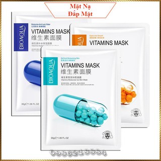 Mặt nạ Vitamins Mask Bioaqua giảm thâm kiềm dầu cung cấp dưỡng chất cho da